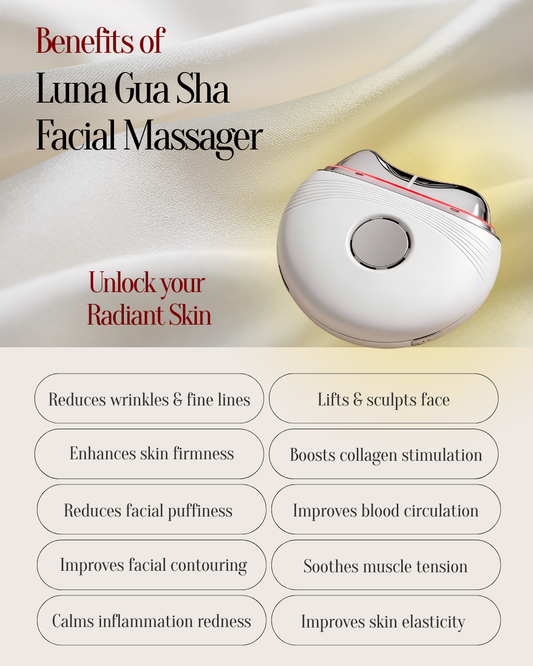 Complete Glow Bundle (Luna Gua Sha Facial Massager + Niva Exfoliating Cleanser)